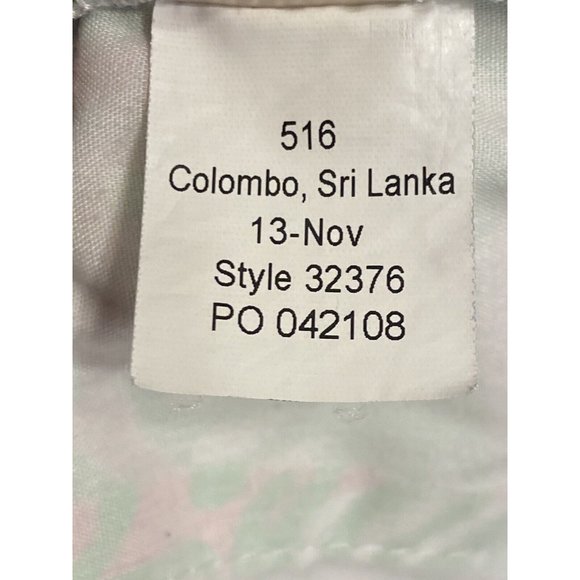 Lilly Pulitzer The Callahan Short Size 8 Pink Green White Floral 32" x 5" - Picture 9 of 10